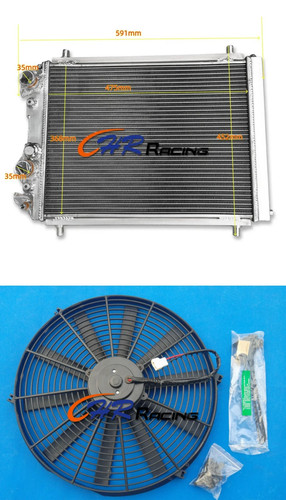 Aluminum radiator fan - aluminum, for