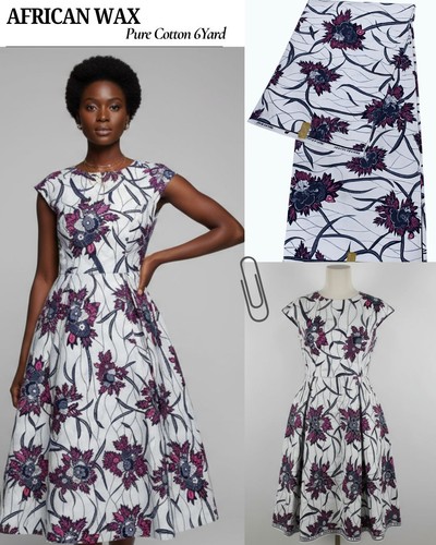 Yards african wax print 100 - 6, 100%