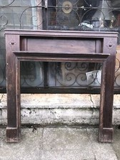 A Edwardian Oak fireplace
