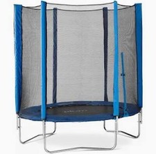  Brand New Junior Trampoline and Enclosure Blue. 3-10yr old. By Plumplay