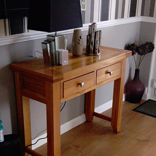 Wooden hallway console - wooden,