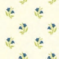 Rosebud Blue Wallpaper for