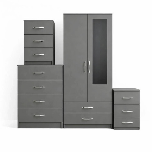 Pre assembled grey door - grey, 2