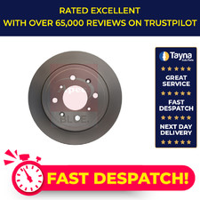 2x Brake Discs Pair Solid fits