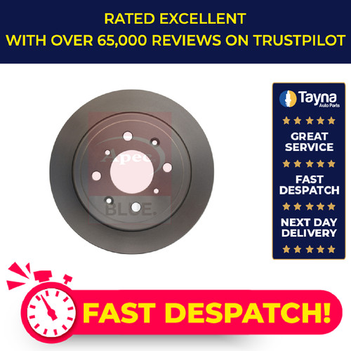 Brake discs pair solid fits - brake,
