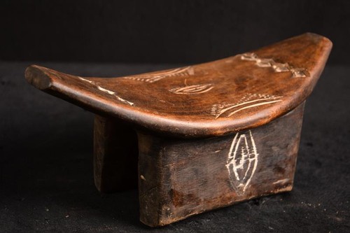 African old ashanti stool - african,