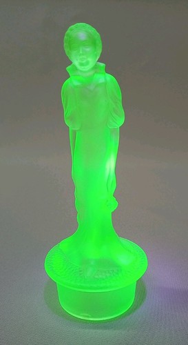Vintage art deco frosted green - vintage,