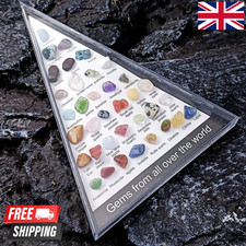 36Pcs Natural Gemstone Crystal