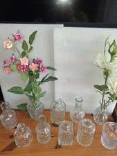 Wedding Glass Bud Vases Set of