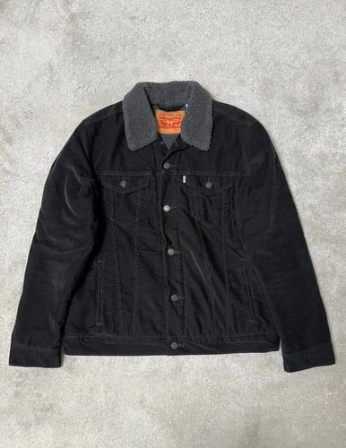Levi men black sherpa - levi’s,