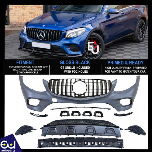 Amg look style front bumper - look,