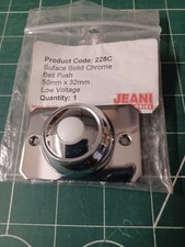 Door bell pushes brass chrome - door,