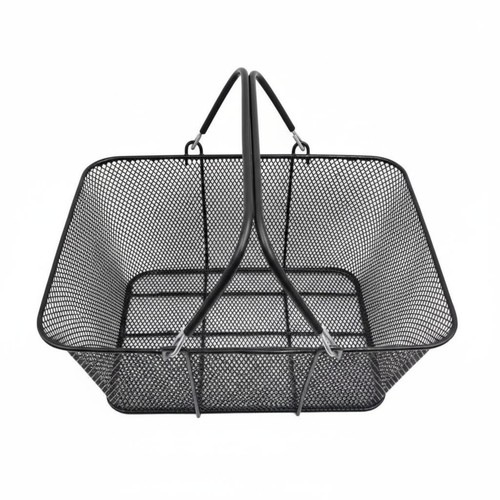 Metal shopping basket large - metal,