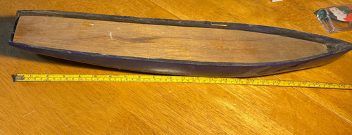 Vintage model wooden sail - model,