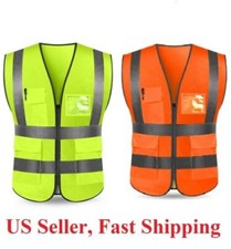 HI VIS VIZ VEST HIGH