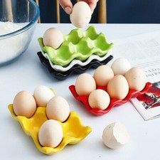6 Grids Egg Holder Ceramic