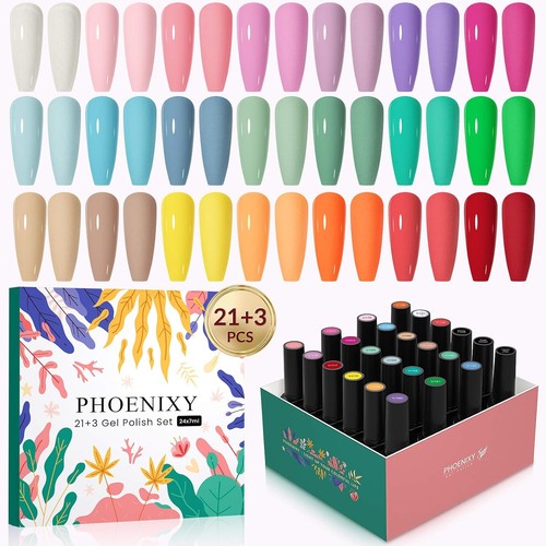 Colours gel nail - 21,