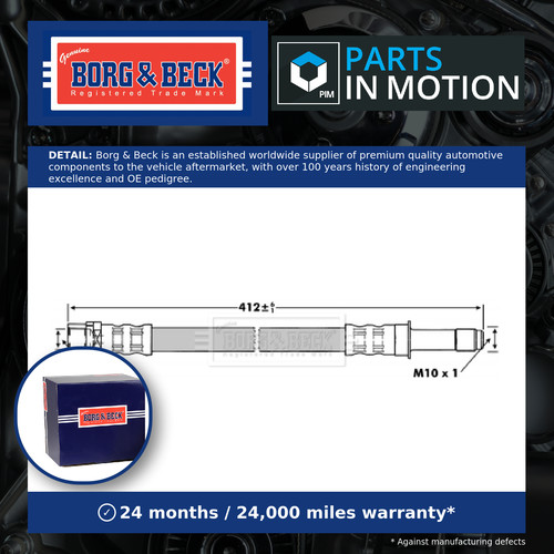 Brake hose fits - hose, 2.5d