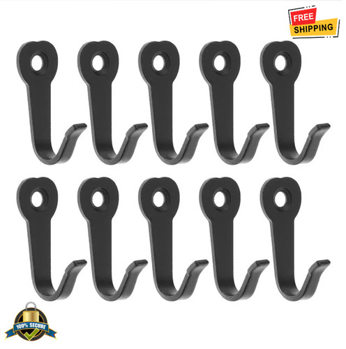 10pcs wall mounted black - 10pcs,