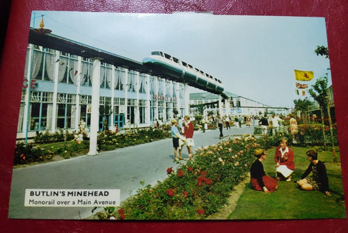 Butlins minehead postcard - minehead,