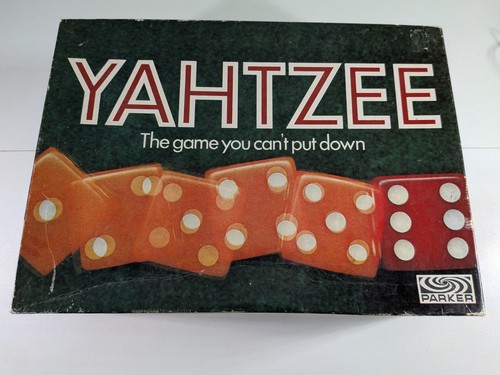 Yahtzee board game parker - board, 1956