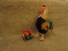 Steiff 2 vintage Cockerel