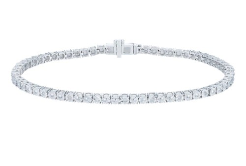 Sterling silver 10ct diamond - silver,
