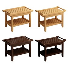Shower Bench Stool Wooden