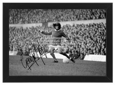 GEORGE BEST SIGNED PHOTO PRINT MANCHESTER FRAMED OPTION AUTOGRAPH MAN UTD B