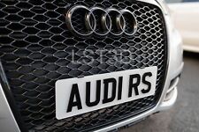 Audi RS Honeycomb Number Plate