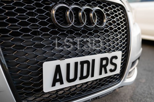 Audi honeycomb number plate - honeycomb,