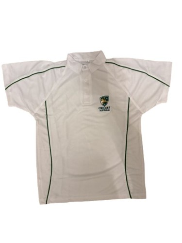 White adult cricket shirt with - adult,