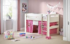 White 3FT Mid Sleeper Bed With