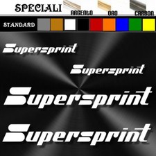 sticker set SUPERSPRINT car exhaust car exhaust tuning