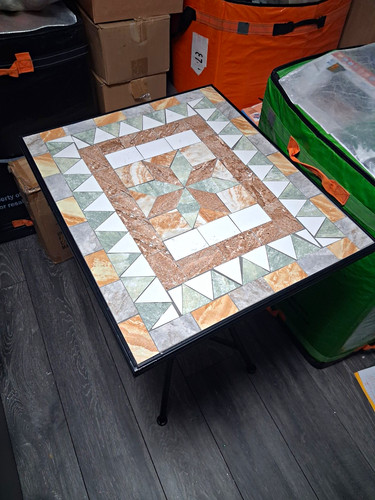 3pc folding bistro set mosaic - 3pc,