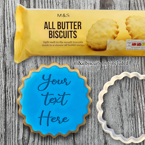 Custom cookie stamp cutter - custom,