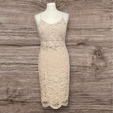 Forever Unique Women’s Bodycon Dress Layered Embroidered Layer Size 10
