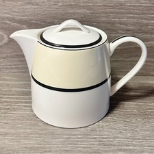 M&S Marks And Spencer Cream/White MANHATTAN Teapot