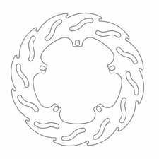 Piaggio ZIP II 50 SP 2001-2005 Moto Masters Flame Brake Disc