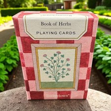 Book of Herbs Single Playing Card Deckdraw tuck box quality cards