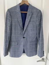 Men’s Checked Suit 36R Smart