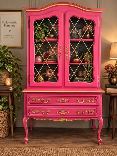 French display cabinet dresser - display,