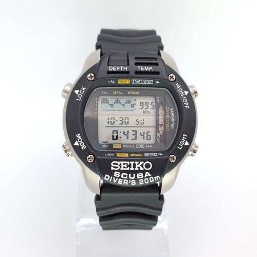 Nos seiko m796 5a10 - nos seiko m796-5a10, scuba
