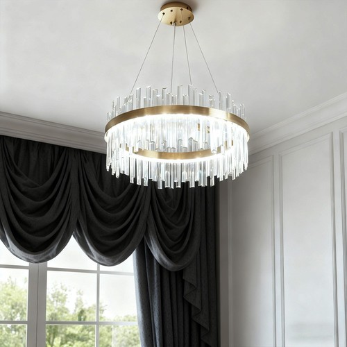 Modern crystal chandelier - crystal,