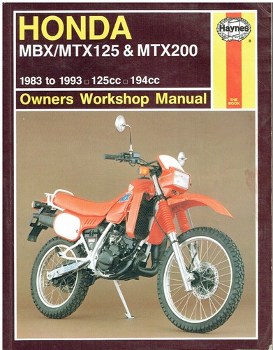 Honda mbx125f mtx125rw - honda, ,