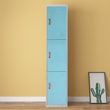 Work Locker 1,2,3,4,5,6Door Metal Lockable School Office Gym Staff Changing Room