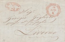 1856 - Tuscany - Piego Strada