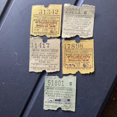Half railway ticket - half., (