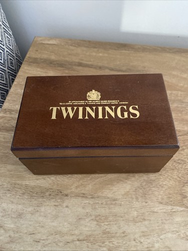 Twinings wooden tea box - twinings, box/chest