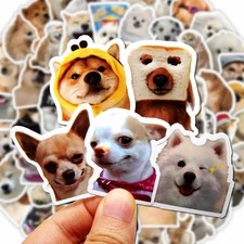 10 Funny Cute Dogs Stickers Bike Phone Computer